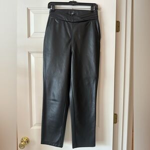 7 For All Mankind faux leather pants -Size S